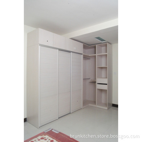 Sliding False Blind Shutter Corner Cabinet